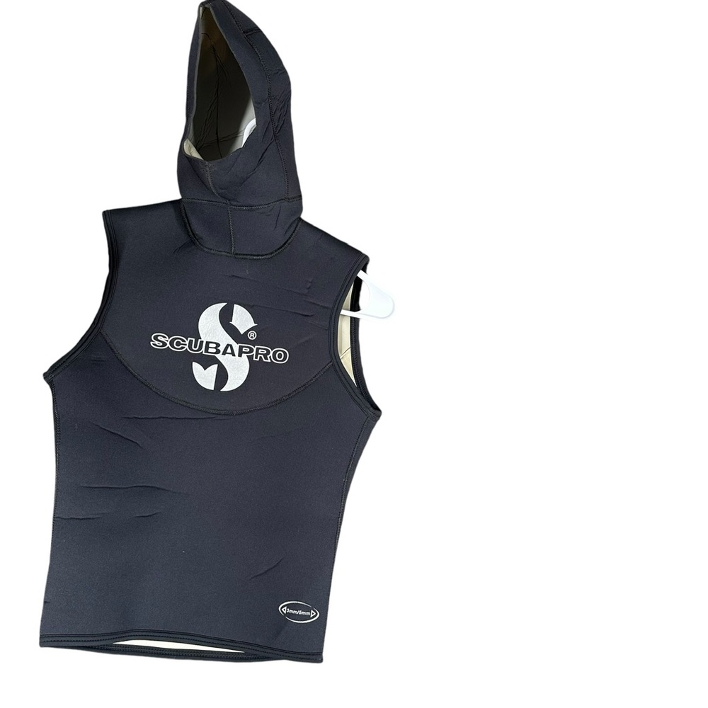 Scubapro Men’s XS Black Hooded Vest Swim Ocean‎ Water